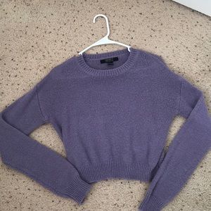 forever 21 purple sweater